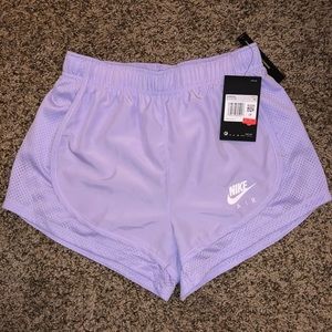 Purple Nike athletic shorts xs